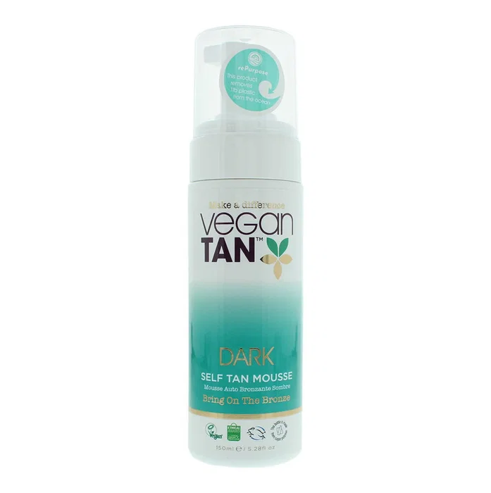 Vegan Tan Mousse auto-bronzante Dark Tan 150 ml Vegan Tan Mousse auto-bronzante Dark Tan 150 ml